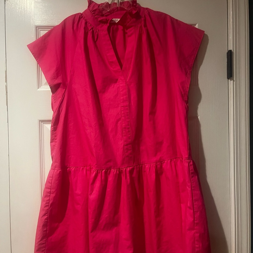 Elegant Pink Mini Dress